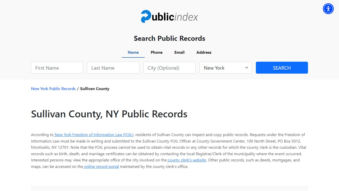 Sullivan County, NY Public Court, Arrest and Inmate Records ...